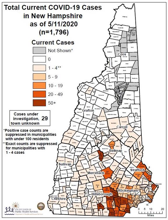 NH Covid-19 Update: 89 new positive cases, no new deaths