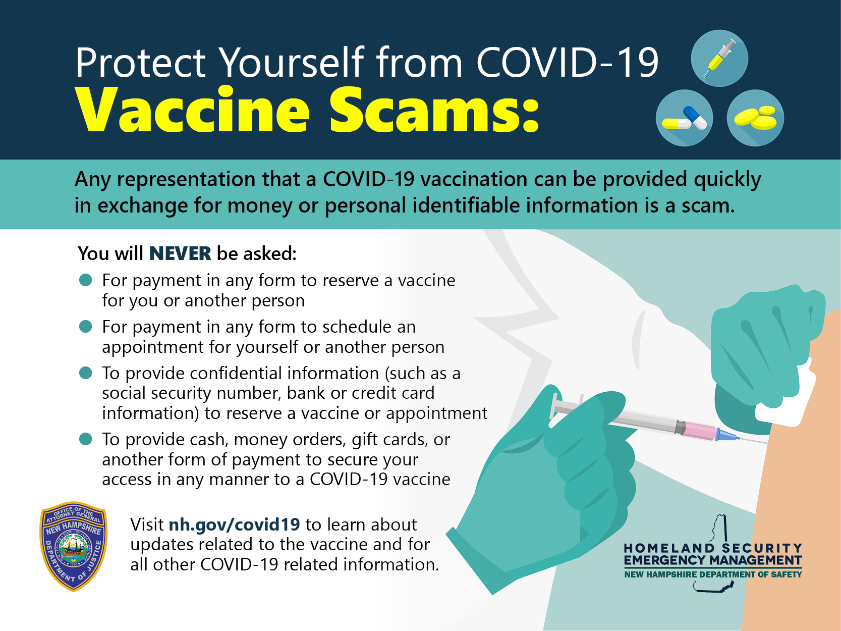 COVID-19 Vaccine Scam Warning