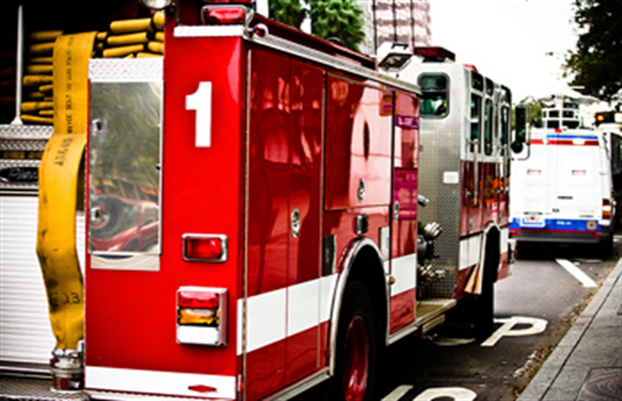 Brush fire in North Hampton