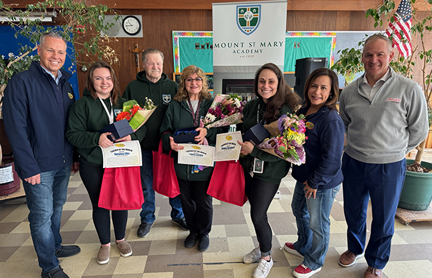 April 2025 Teachers of the Month: Ashley Bardwell, Laura Larkin, and Delaney Ellis