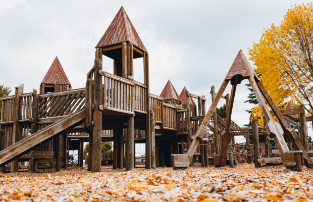 Visit Twin Bridge Park and the Kids Cove Playground!