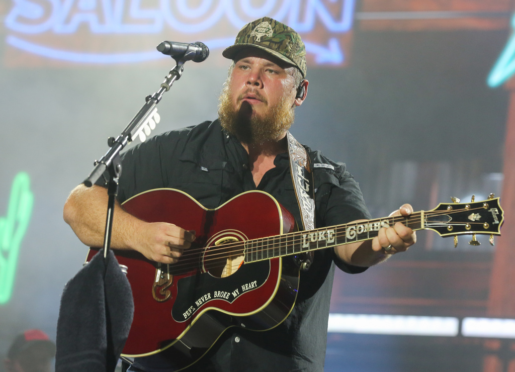 Luke Combs Teams with Carolina Panthers for New Merch Line