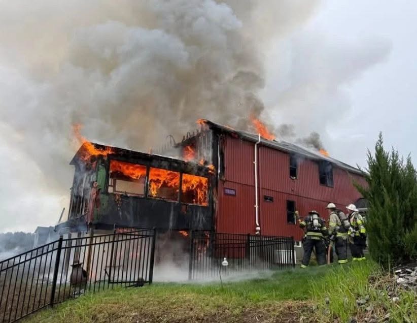 Nine communities respond to Fire in Groton