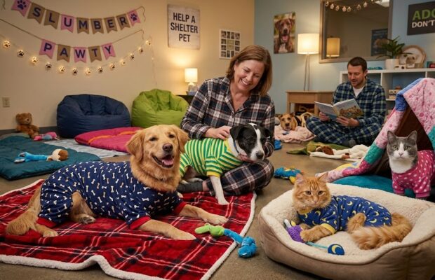 Shelter Slumber Pawty