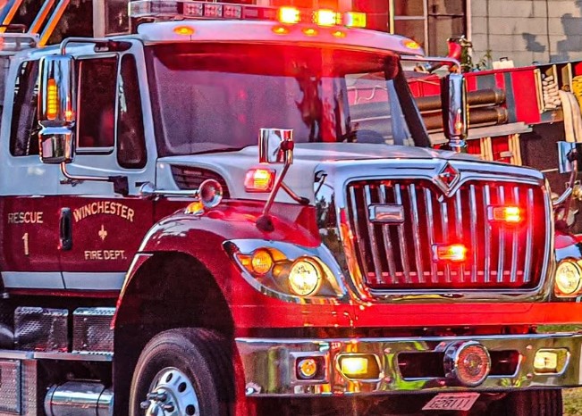 Building Fire in Winchester prompts multi state response Building Fire in Winchester prompts multi state response