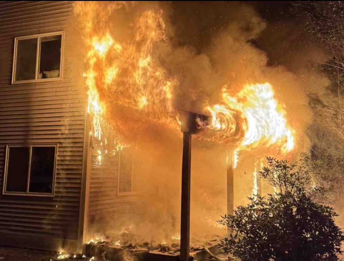 Lebanon & Hanover Firefighters battle early morning blaze Lebanon & Hanover Firefighters battle early morning blaze